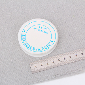Fil élastique transparent en cristal 0,8 mm 1,0 mm, fil à perles résistant pour la fabrication de bracelets, fournitures de bijoux DIY - Product Image 2