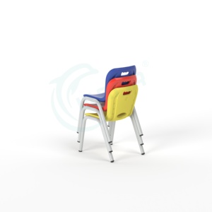 Muebles preescolares escolares de plástico de diseño moderno, mesas y sillas para el hogar coloridas para guardería para niños, <span class=keywords><strong>oficina</strong></span>, jardín de infantes - Product Image 5