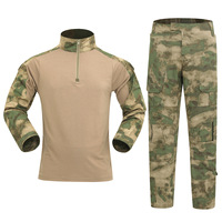 Combinaison de camouflage de survie Bushcraft pour homme, vêtements chauds résistants au vent, uniforme tactique de préparation à la survie en plein air, polyester