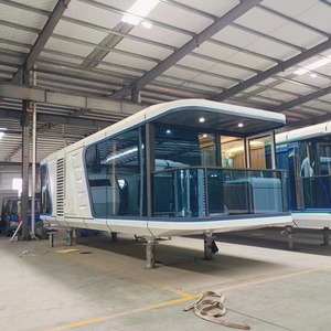 Nhà prefab cho vỏ chữa bệnh tần số ánh sáng khung thép di động Internet viên nang Homestay hoàn thành biệt thự căn hộ khách sạn - Product Image 6