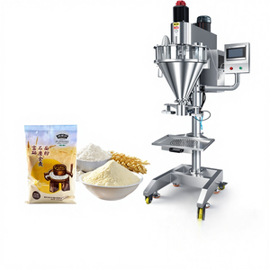 Machine de remplissage de poudre semi-automatique verticale à vis sans fin avec écran tactile pour divers matériaux en poudre sèche - Product Image 4