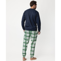 Pijama de Felpa de Manga Larga con Estampado de Ratón de Disney para Hombre, Ropa de Dormir para Hombre