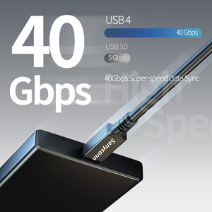 40Gbps 8K USB4 Compatible con Thunderbolt USB 4 Cable <span class=keywords><strong>2m</strong></span> 3 metros para <span class=keywords><strong>Macbook</strong></span> <span class=keywords><strong>Pro</strong></span> - Product Image 2