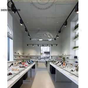 Expositor de Zapatos Duradero y Elegante, Vitrina Moderna de Madera para <span class=keywords><strong>Tienda</strong></span> de Zapatos con Maravillosas Ideas de Decoración Comercial - Product Image 3