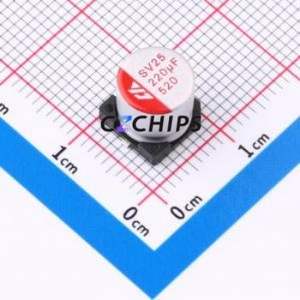 ตัวเก็บประจุแบบแข็ง SMD รุ่น SV221M250F7R7R1Z00ZZ, ขนาด D8xL7.7 มม. ( ความจุ: 220uF ) ( ความแม่นยำ: 20% แรงดันไฟฟ้าที่กำหนด: 25V ) - Product Image 1