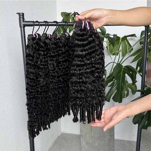 100% vendeur de cheveux bouclés eurisiens humains cheveux vietnamiens bruts non transformés birmans eurisiens cheveux bouclés faisceaux naturels - Product Image 2