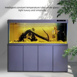 Moderne 10W Luxe Led-Verlichtingssysteem Grote Capaciteit Glazen Rif <span class=keywords><strong>Aquarium</strong></span> Exotische Vissen Kleurrijke Koralen Voor Woonkamer Badkamer Slaapkamer - Product Image 2