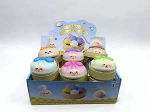 ของเล่นบีบตุ๊กตาซาลาเปา PU บีบแล้วคืนตัวช้า สำหรับเด็กอายุ 3 ปีขึ้นไป - Product Image 4