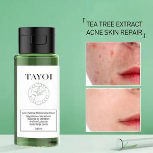 <span class=keywords><strong>Tonique</strong></span> Clarifiant Anti-acné à l'Huile d'Arbre à Thé Biologique de Haute Qualité Contrôle du Sébum Affinement des Pores Apaisant <span class=keywords><strong>Tonique</strong></span> Facial à l'Algues Marines - Product Image 3