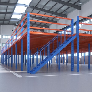 Système de rayonnage industriel pour mezzanine, plateforme en acier pour l'extension du stockage en entrepôt, conception personnalisée - Product Image 3