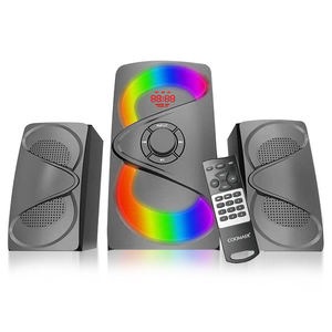 Haut-parleurs audio domestiques professionnels multimédias 2.1 de haute qualité avec télécommande et son puissant - Product Image 6