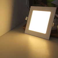 Panneau lumineux Led encastrable ultramince et rond, pour les entreprises, 6w, 8w, 12w, 15w, 22w, 1 unité