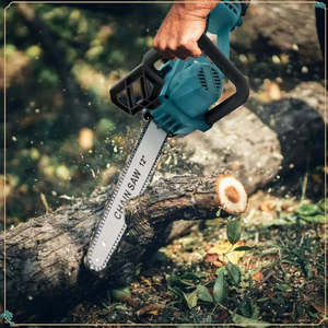 Sierra de cadena inalámbrica de 16 pulgadas, sierra de cadena inalámbrica sin escobillas, sierra de podar portátil, mini sierra eléctrica - Product Image 4