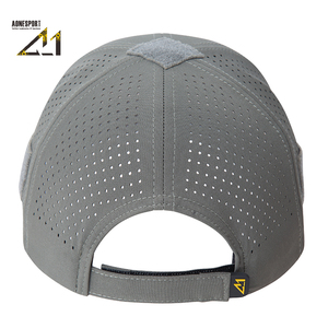 Gorra Táctica Personalizada para Hombre, Gorra de Béisbol Transpirable con Perforaciones Cortadas a Láser, con Múltiples Parches de Velcro, OEM, MOQ Bajo - Product Image 5