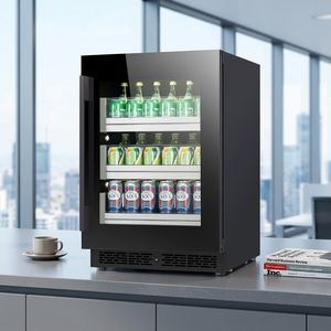 NE-353-P low-noise built-in under counter beverage cooler, refrigerator, home <b>bar</b> storage space - Product Image 1