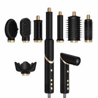 Brosse à air chaud ionique multi-styler 8 en 1, 110 000 tr/min, avec peigne de coiffage détachable, OEM ODM, vente en gros