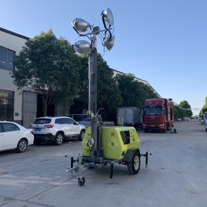 7m 9M xách tay generac tháp chiếu sáng tự nâng ánh sáng trắng phát ra pin Powered năng lượng mặt trời DC cung cấp điện diesel nhiên liệu - Product Image 6