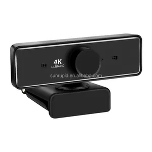 Cámara web USB cámara web 4K 30fps cámaras de video con micrófono cámara web para PC Laptop 135 grados 6G lente videoconferencia
