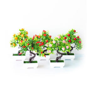 עיצוב הבית סימולציה עציץ סימולציה ירוק צמח סיטונאי סימולציה צמח קישוטי בונסאי פירות סיר - Product Image 1