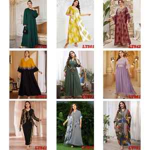 HANO Großhandel Hot Fashion New Abaya Jilbab Dubai Gebet <span class=keywords><strong>Buibui</strong></span> Kebaya Muslim Islamische Kleidung Mit Schal - Product Image 5