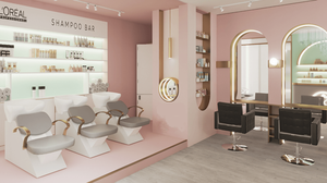Cosmetici moderni showroom negozio di parrucchiere commerciale display mobili da <span class=keywords><strong>donna</strong></span> barbiere negozio di design <span class=keywords><strong>idea</strong></span> con il prezzo di fabbrica - Product Image 6
