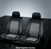 Housses de siège auto universelles MELCO Premium en polyester, ensemble complet matelassé, protections de sièges automobiles pour la plupart des véhicules, toutes saisons