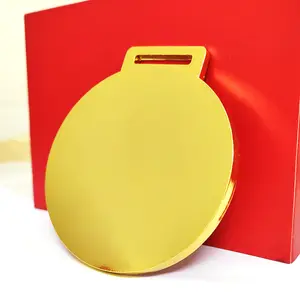 Sport-Wettbewerbs-Auszeichnungen MEDAILE Gold einfarbig Metalllegierung benutzerdefinierte Marathon-Medaillen