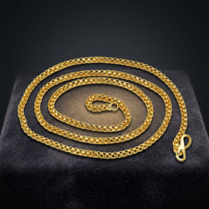 Cadenas de Oro de 14K, 18K y 24K al por Mayor, Chapadas en Oro Micronizado, Diseño Moderno, Cadenas de Moda, Estilo Caja - Product Image 3