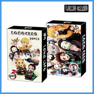 Tarjeta de animación demon slayer <span class=keywords><strong>kimetsu</strong></span> <span class=keywords><strong>no</strong></span> <span class=keywords><strong>yaiba</strong></span>, edición rara, regalo, tarjeta de dibujos animados, tanjiro, nezuko, papel Lomo - Product Image 3