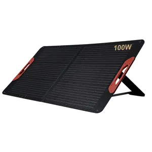 Customizável Premium durável versátil saco 100w dobrável bateria solar dobrável saco painel solar