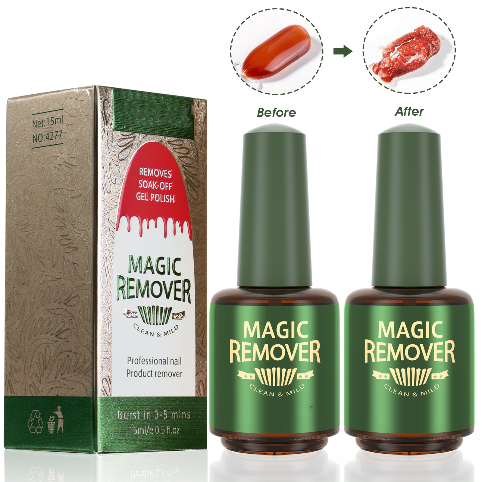 Профессиональное удаление отмачиванием гель-лака для ногтей волшебный клей для быстрого удаления лака