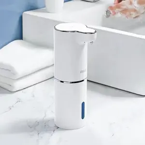 Dispenser sabun non-kontak otomatis penuh, Dispenser sabun busa plastik isi ulang untuk dapur kamar mandi