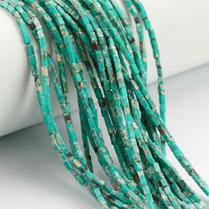 Fornitura diretta in fabbrica naturale occhio di tigre quarzo turchese perline di pietra 4mm sparse blu per la creazione di gioielli fai da te - Product Image 2