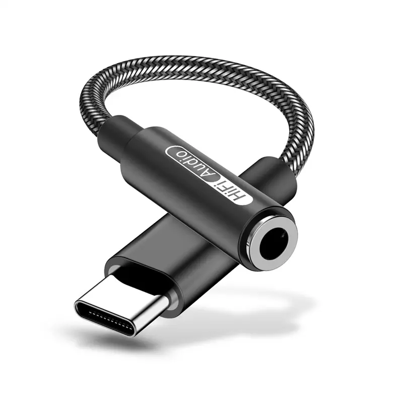 HanPu מפעל HiFi 384Khz/32bit אודיו כבל Usb C כדי 3.5mm לאוזניות מתאם עבור נייד שבב: ALC5686/ALC4050 cx31993