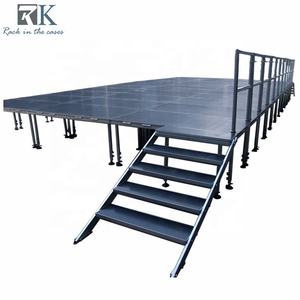 Escenario Portátil Económico para Eventos al Aire Libre, Plataforma Móvil de Aluminio con 4 Patas, Escenarios para Conciertos - Product Image 2