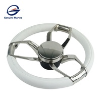 Volant de bateau en acier inoxydable, véritable, marin, quincaillerie,