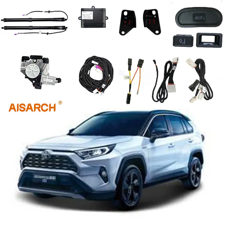 Electric driving position unlocked sound alarm remote control car tail gate lift kit for toyota RAV4