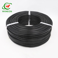 Noir 500FT SPT-1 18AWG PVC 300V Câble Électrique Plat Bobine