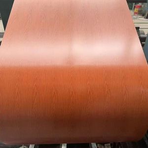 Bobine d'acier galvanisé prépeint PPGI à grain de bois Dx51d pour tôles de toiture métalliques - Product Image 5
