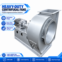 Ventilateur centrifuge à haut débit d'air, robuste, pour la combustion des chaudières d'usines électriques et la ventilation, personnalisable