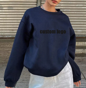 Sudaderas informales para mujer, jersey con estampado gráfico, sudadera cómoda cálida de gran tamaño, ropa femenina suave de lana de otoño - Product Image 1