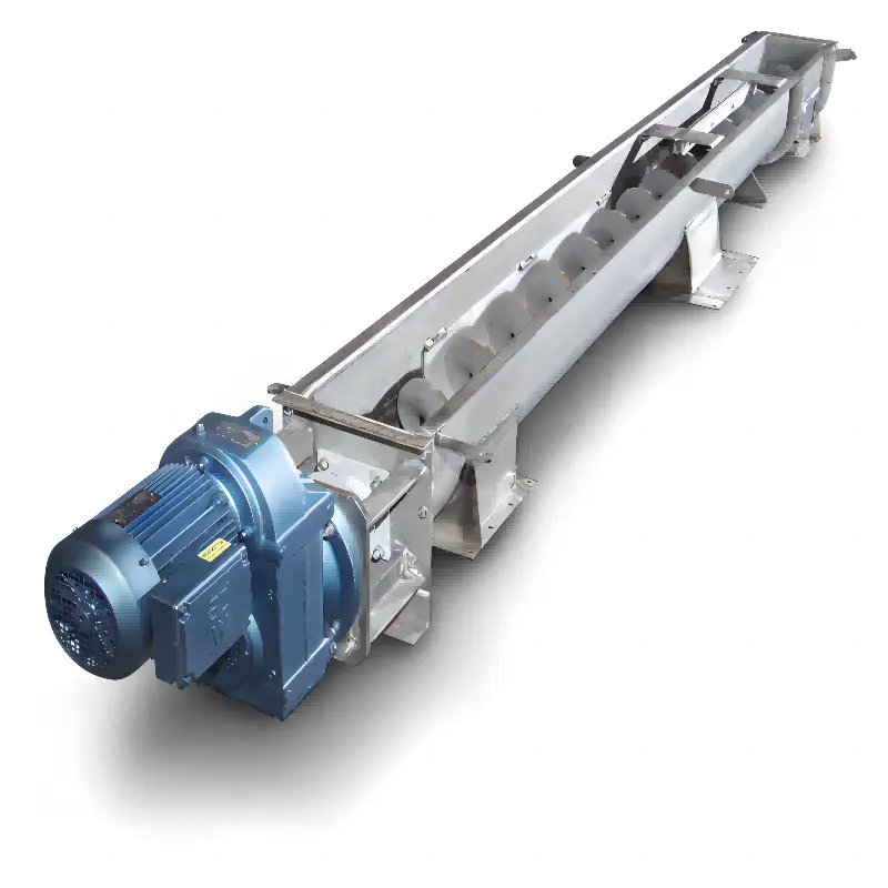 Peralatan penanganan material konveyor sekrup kualitas tinggi konveyor tempat miring besar konveyor Spiral baja tahan karat