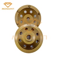 Meule de coupe en béton 5 pouces 6x 1/4 PCD pour meuleuses Makita Metabao