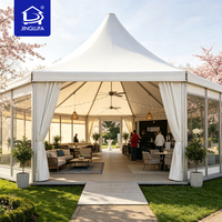 Tente Pagode Commerciale Imperméable pour Événements Extérieurs, Tente de Réception Robuste pour Promotion en Plein Air