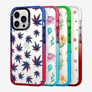 Popular Design Graphic Motion Phone Case for Ultra Thin iPhone Case 14 13 12 TPU PC TPE Bumper Green Rose Blue iPhone13 Case