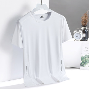 T Shirt <b>Sport</b> Plain Nylon T Shirt Custom T Shirt Printing Blank T-shirt <b>White</b> Men's T-shirts Custom <b>Tshirt</b> for Men - Product Image 2