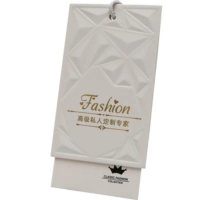 Fashion Custom Para Ropas Etiqueta De Ropa Personalizadas Kledingstuk Hangen Tag Jeans Shirt Hangtag