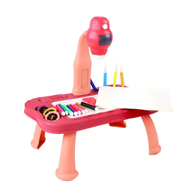 กิจกรรมการเรียนรู้โต๊ะของเล่นเด็กภูมิปัญญาศิลปะภาพวาดคณะกรรมการเด็กวาดโปรเจคเตอร์ที่ดีที่สุดของเล่น