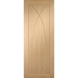 Contemporanea Moderna <span class=keywords><strong>Pesaro</strong></span> Rovere Stile Porta A Filo con Classique Arco Scanalature - Product Image 1