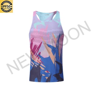 Chaleco de Maratón Personalizado con Sublimación, Sin Costuras, para Correr, Sin Mangas, para Hombre - Product Image 2